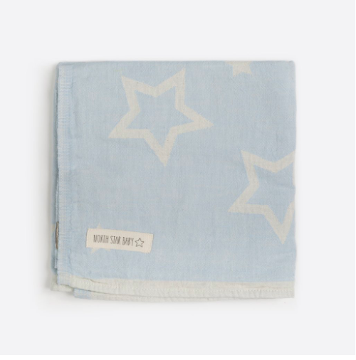 Baby Blanket Blue Stars