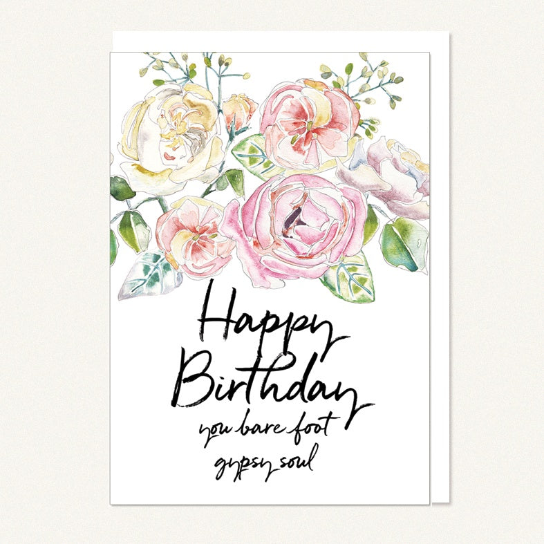 card - happy birthday - barefoot gypsy soul