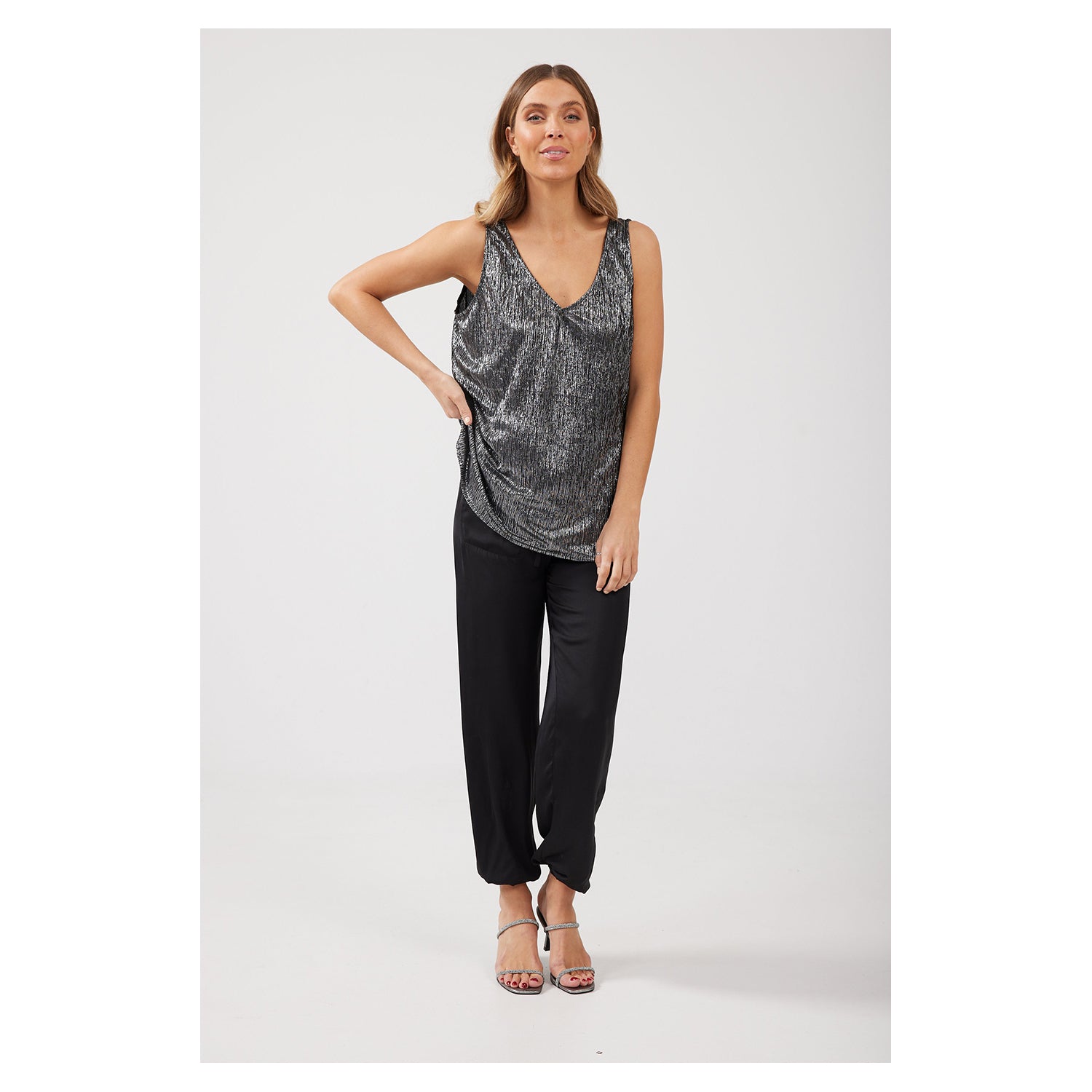 Top Liza - Black & Silver