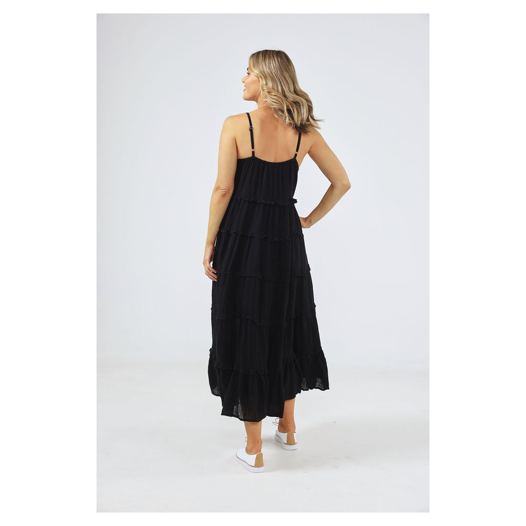 Dress Castro Black Linen