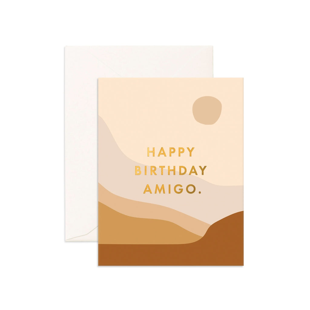 Card Birthday Amigos Dunes