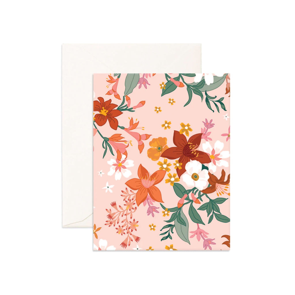 Card Bohemia Cream Florals