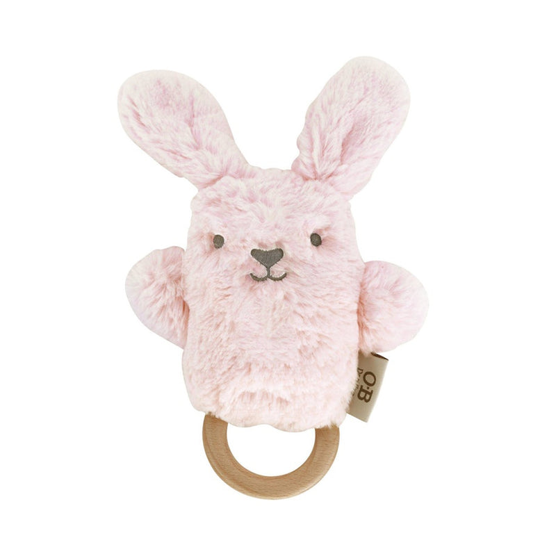 Baby Rattle & Teething Ring - Betsy Bunny