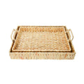Basket Water Hyacinth - Picnic Tray Set