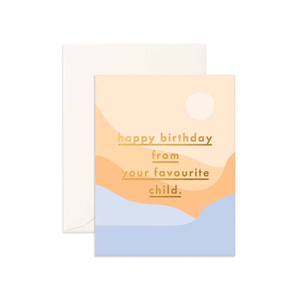 Card Favourite Child Dunes