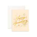 Card Anniversary Stars