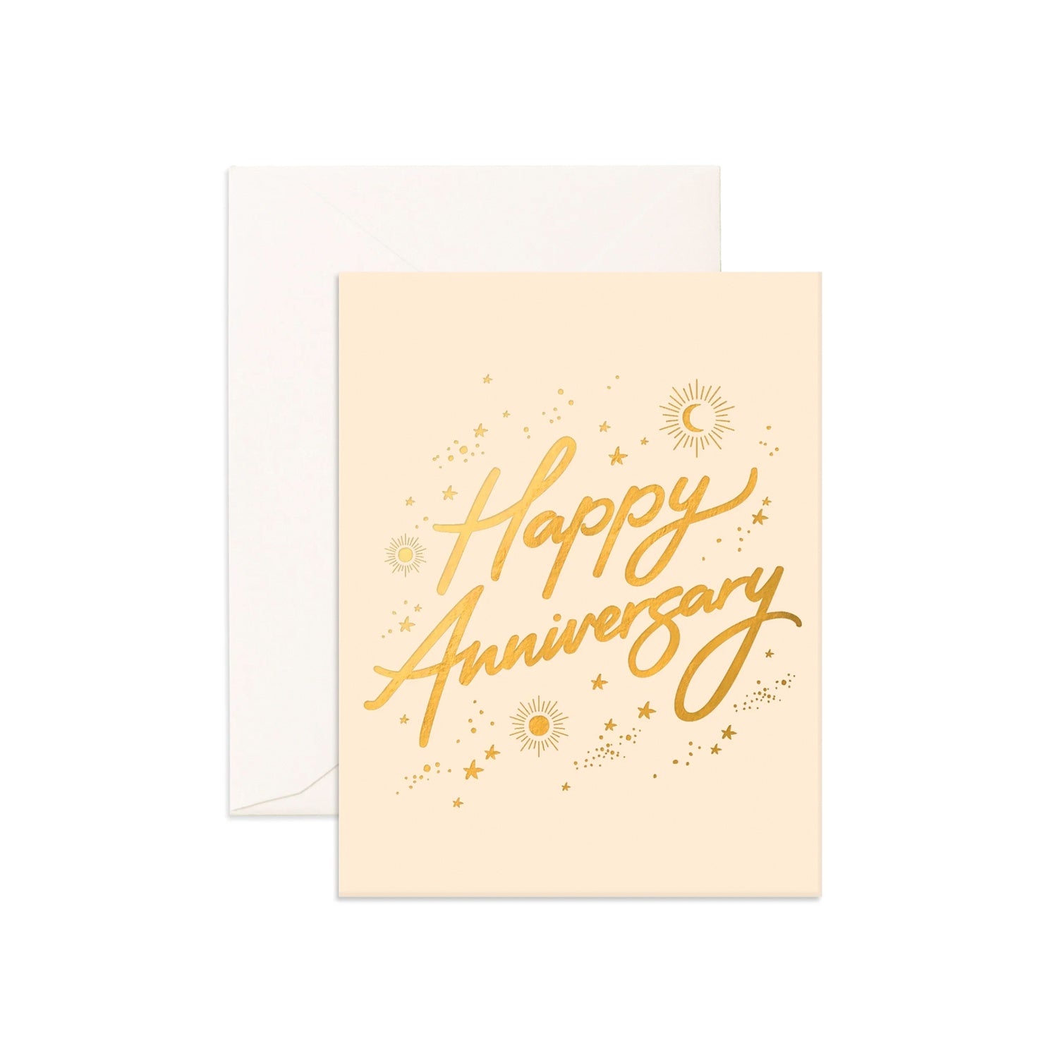 Card Anniversary Stars