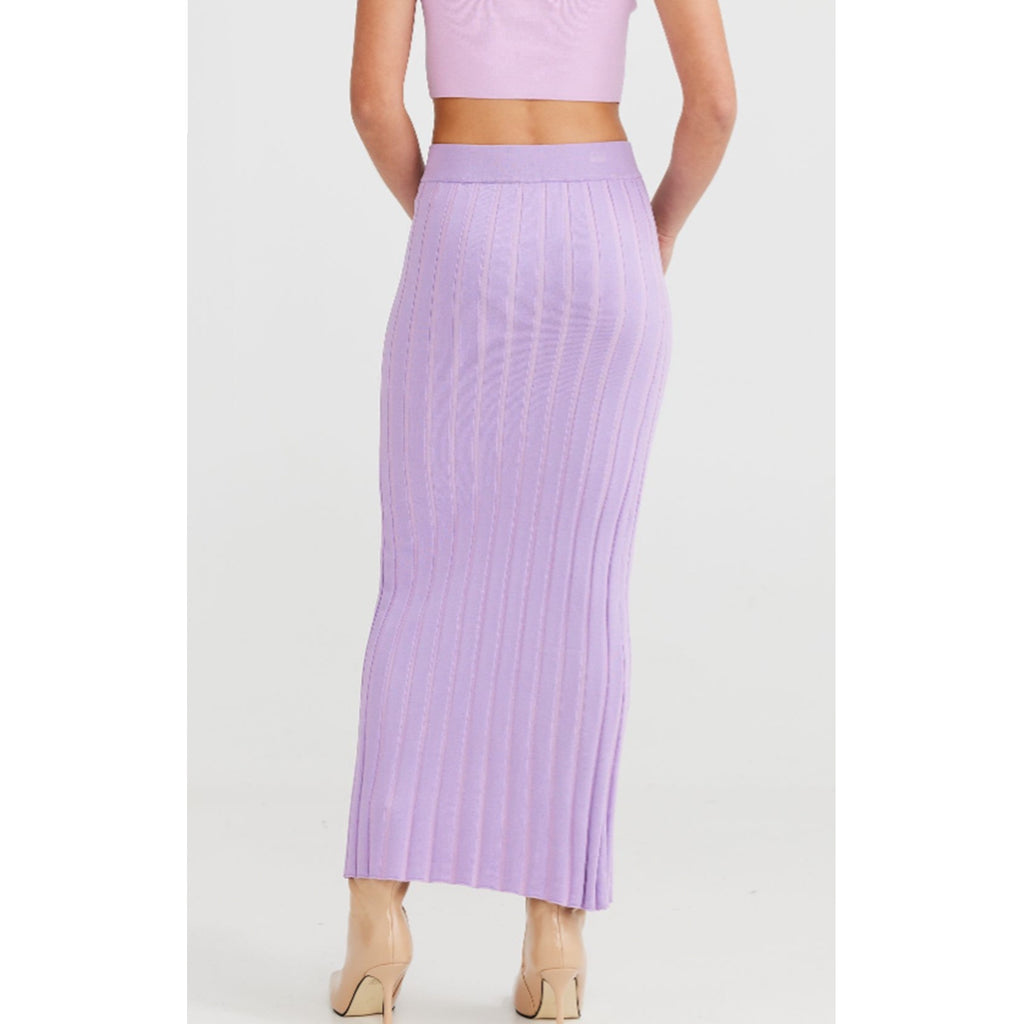 Skirt Knit Lola - Dark + Light Lilac