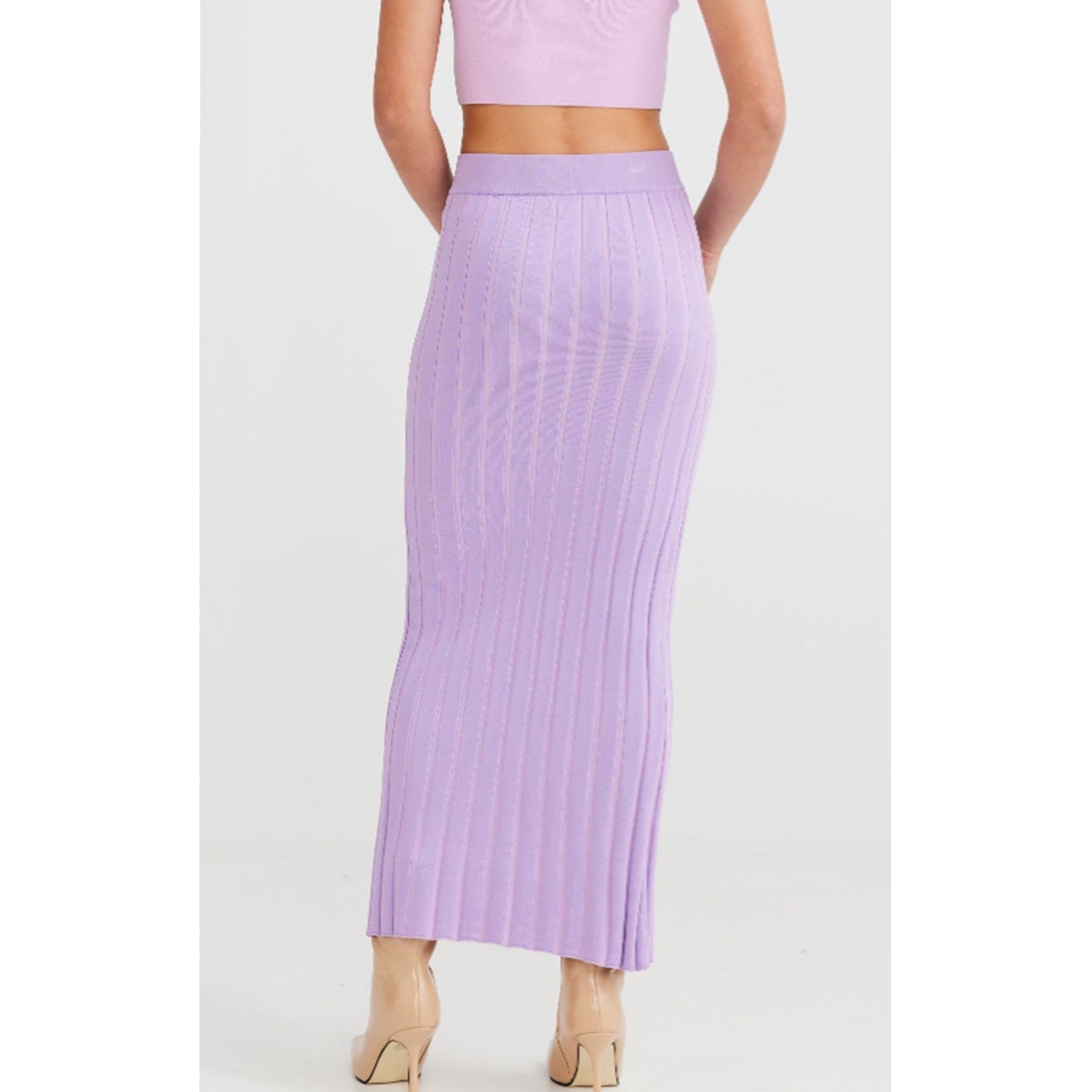 Skirt Knit Lola - Dark + Light Lilac