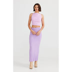 Skirt Knit Lola - Dark + Light Lilac