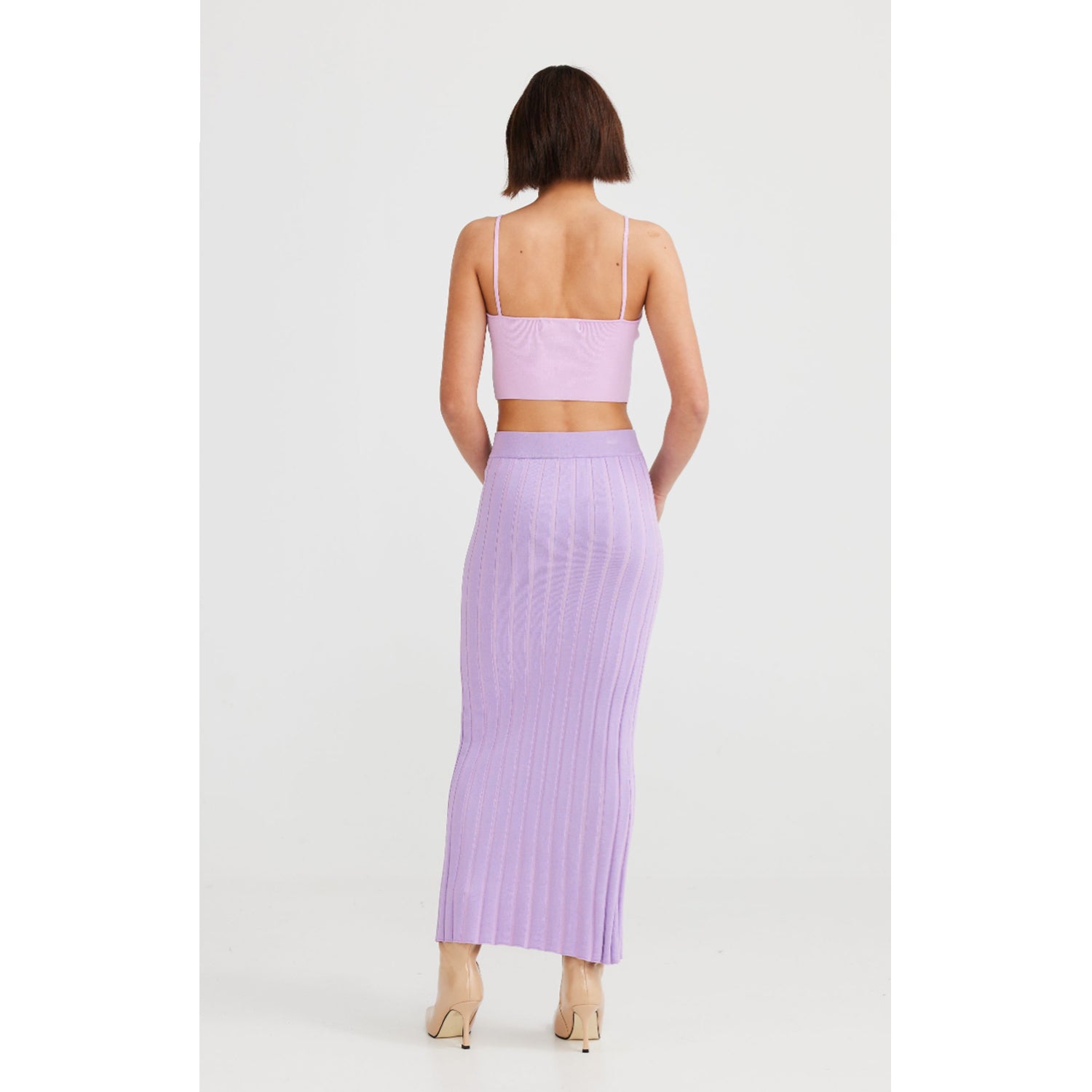 Skirt Knit Lola - Dark + Light Lilac