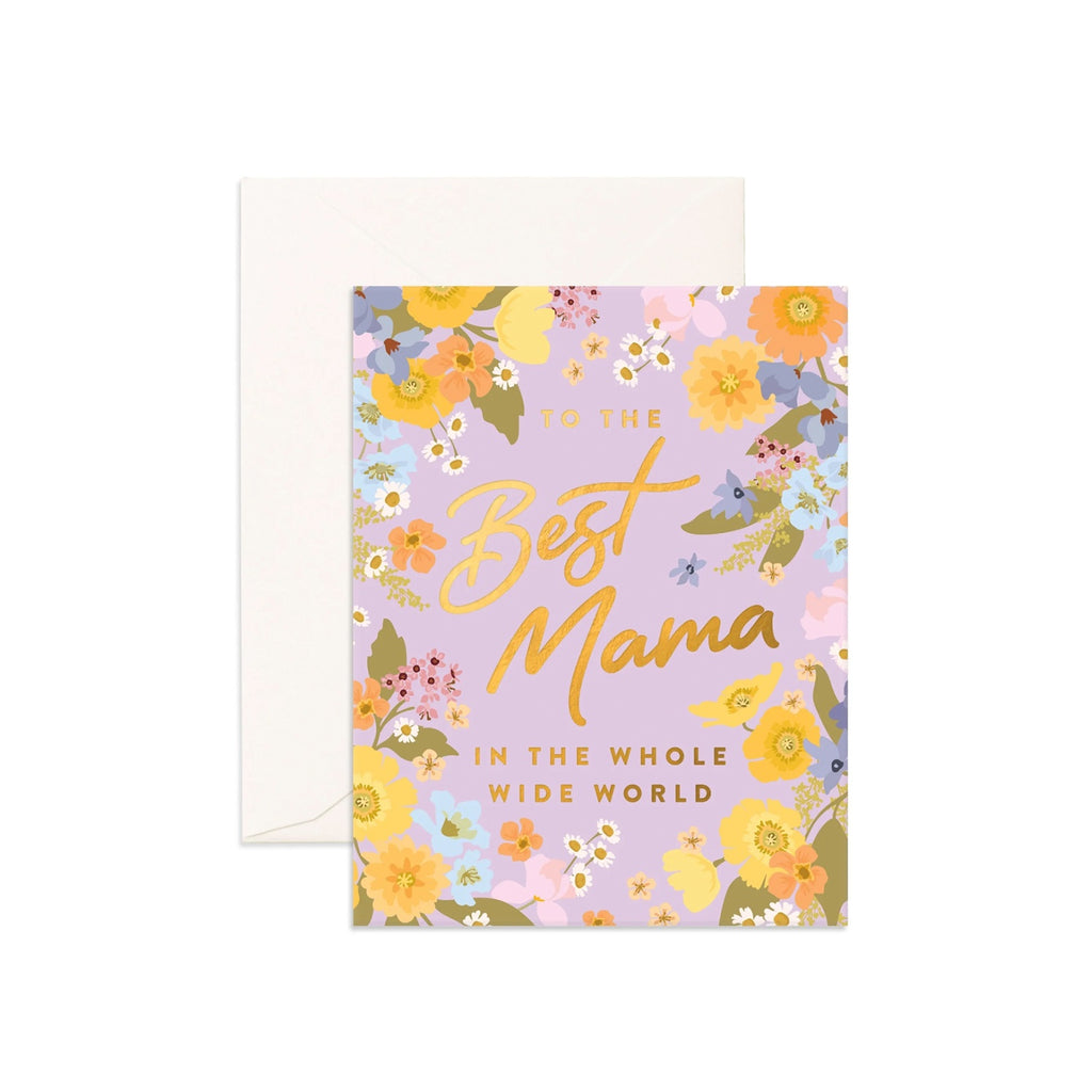 Card Best Mama World Spring
