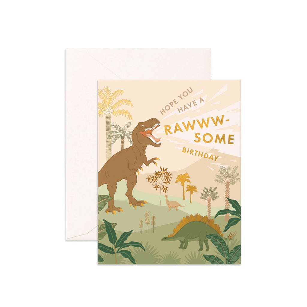 Card Rawww-some Birthday Dinos
