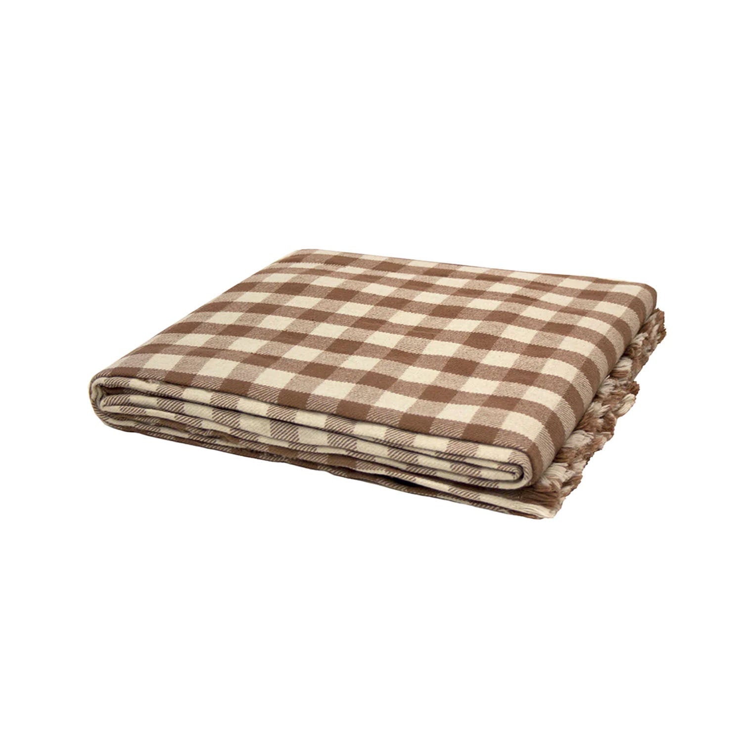 Throw Gingham Clove