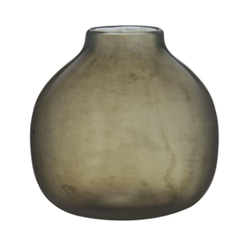 Vase Anastasia Round - Smokey Green