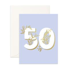 Card No 50 Floral
