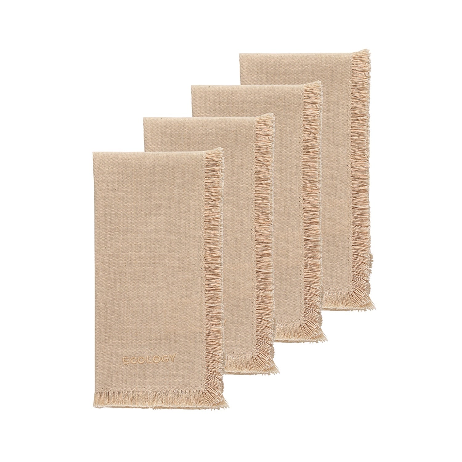 Napkin Set 4 Cafe - Apricot