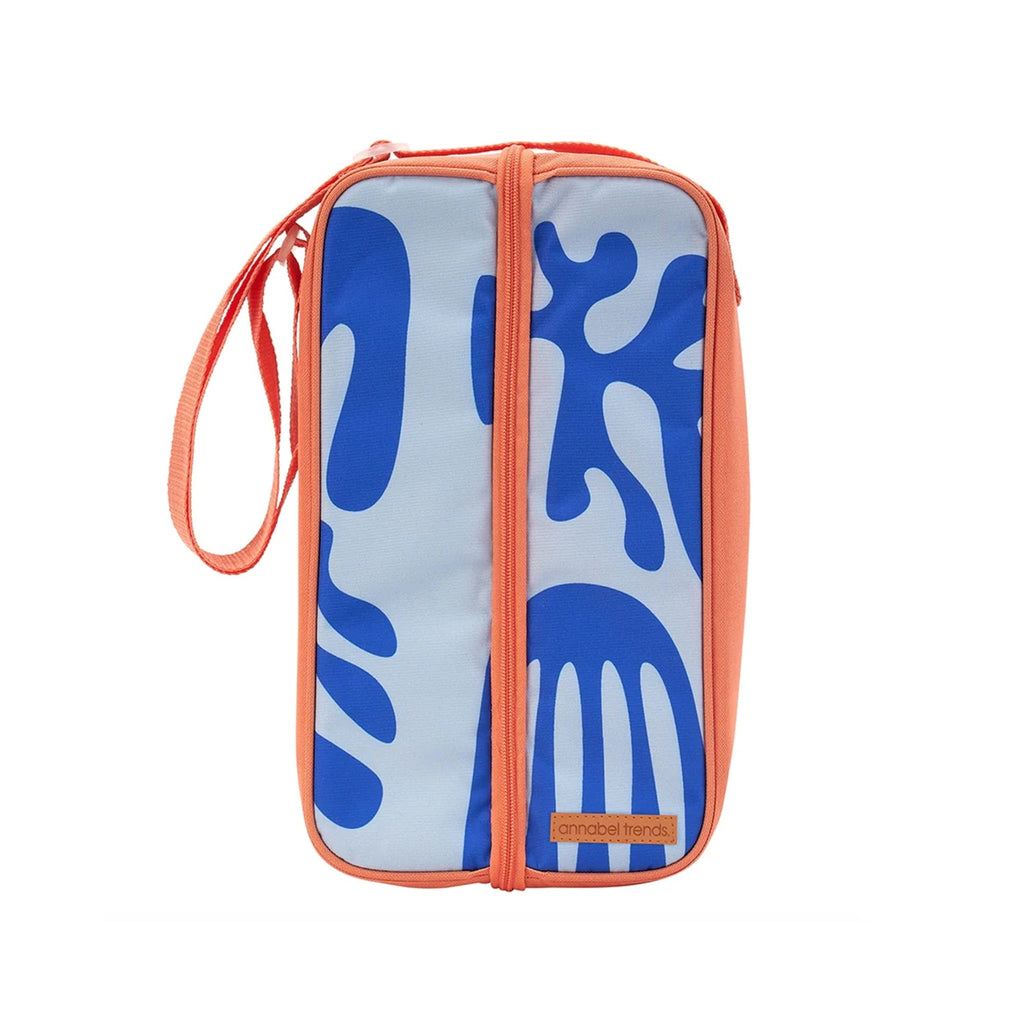 Picnic Bottle Bag - Blue Coral