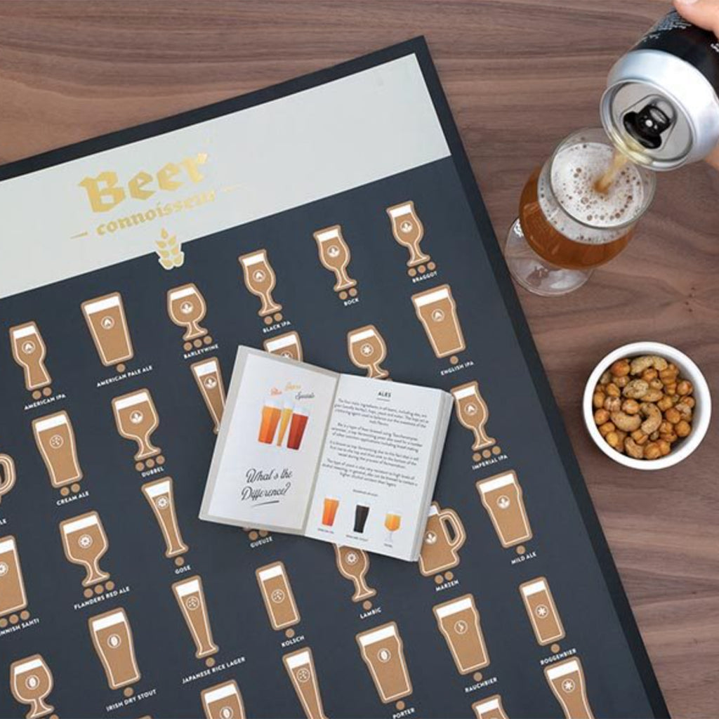 Scratch Poster Beer Connoisseur