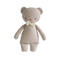 Rattle Linen Mini Bear