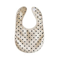 Bib Black Linen Spot