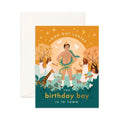 Card Birthday Boy Is In Town