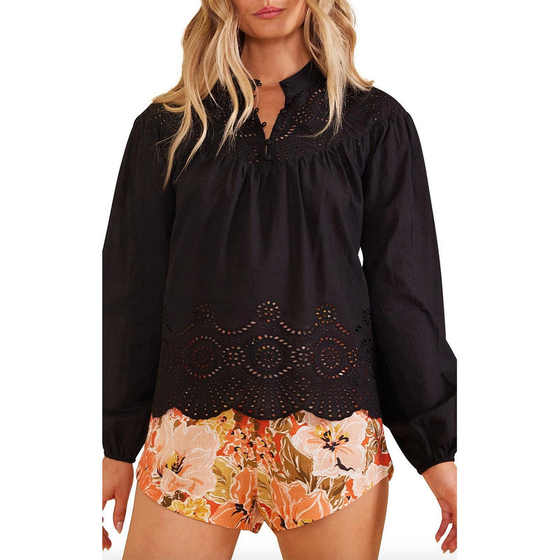 Top Starling Blouse - Black