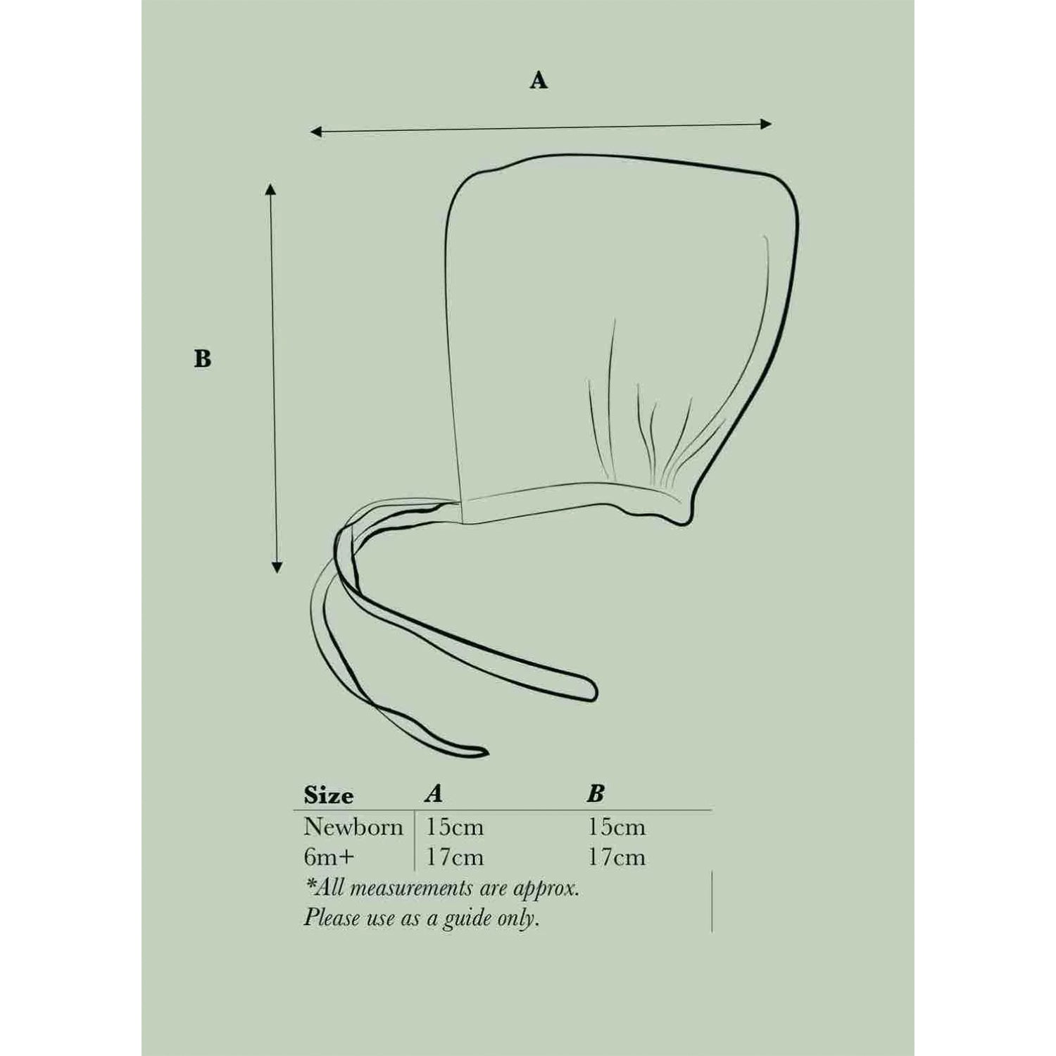 Bonnet Drawstring - Leaf
