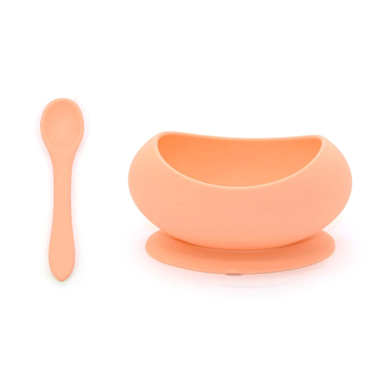 Bowl & Spoon Set Stage 1 - Peach