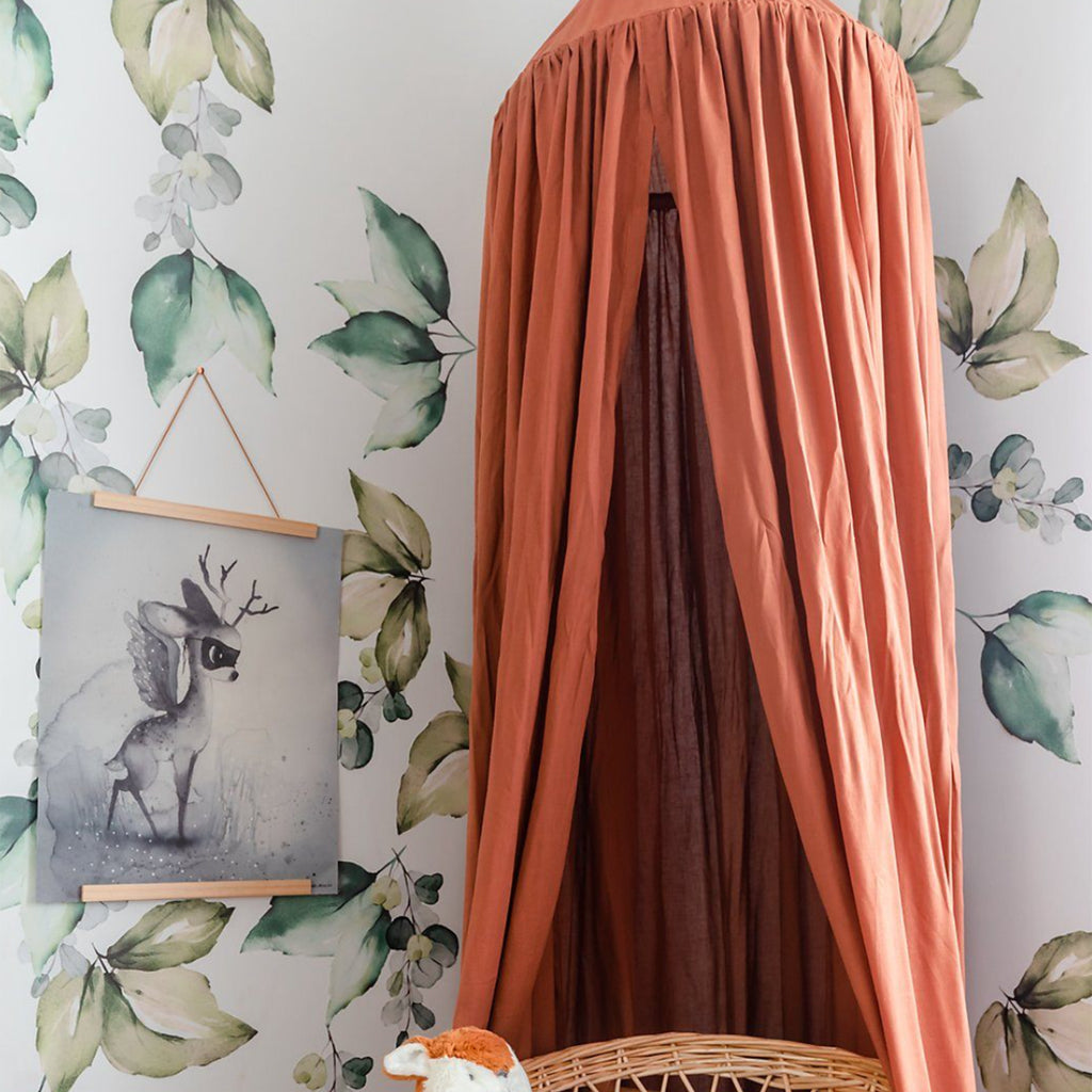 Linen Canopy Cinnamon
