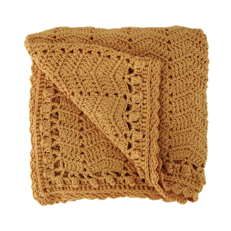 Crochet Baby Blanket Cinnamon