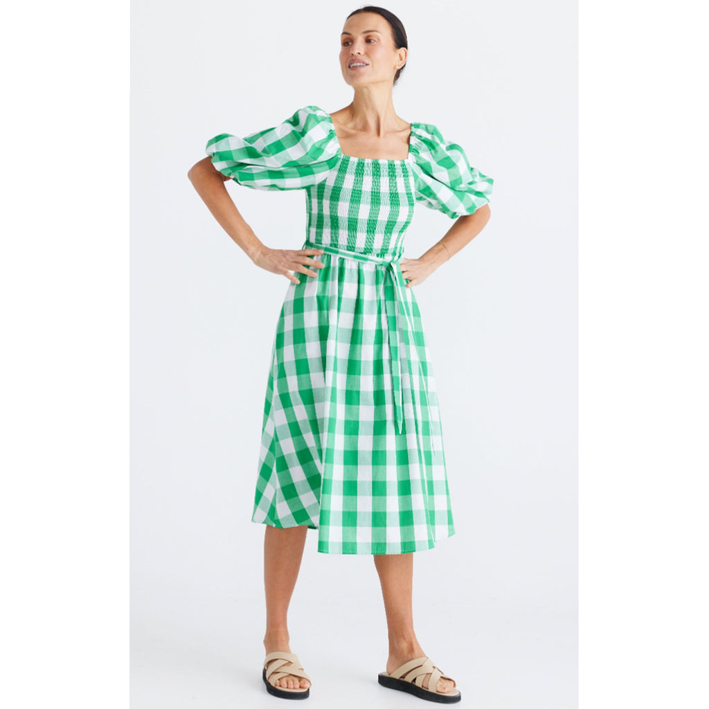 Dress Bellini Sundress - Apple Check