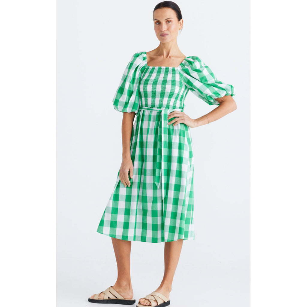 Dress Bellini Sundress - Apple Check