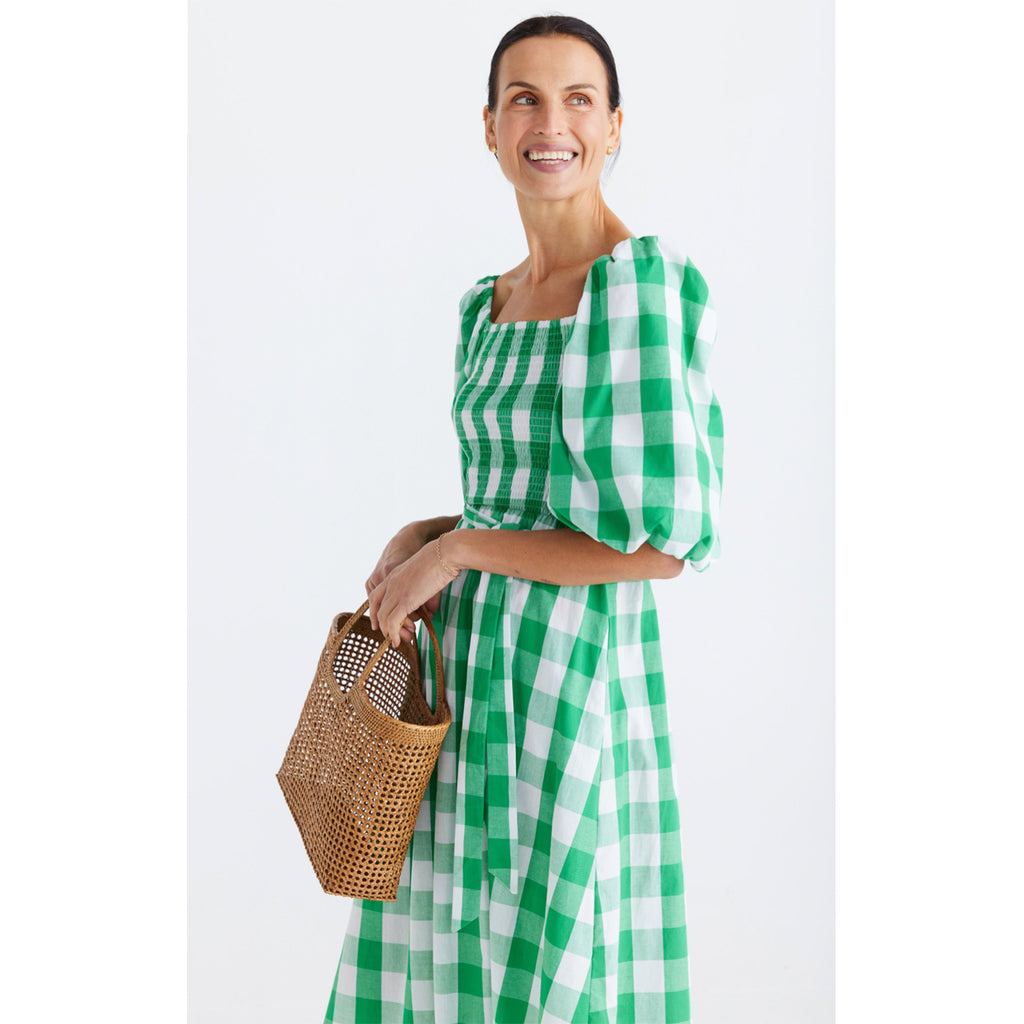 Dress Bellini Sundress - Apple Check