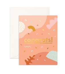 Card Congrats Abstract