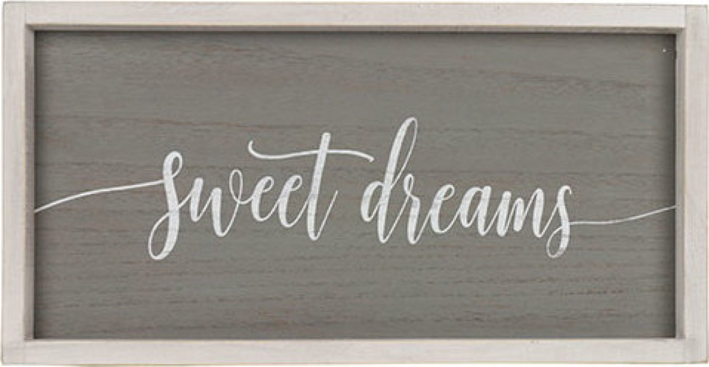 Framed Sign - "Sweet Dreams"