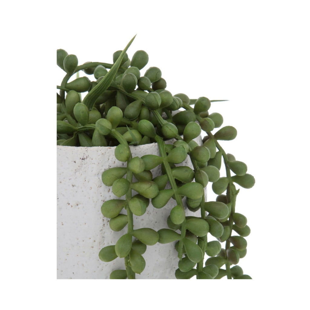 Faux Hanging Pearls Tub Pot