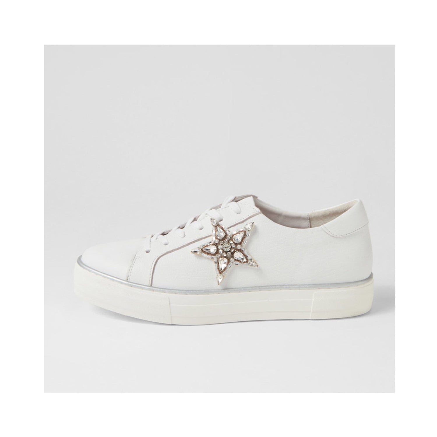Shoe Foxxie - White & Silver