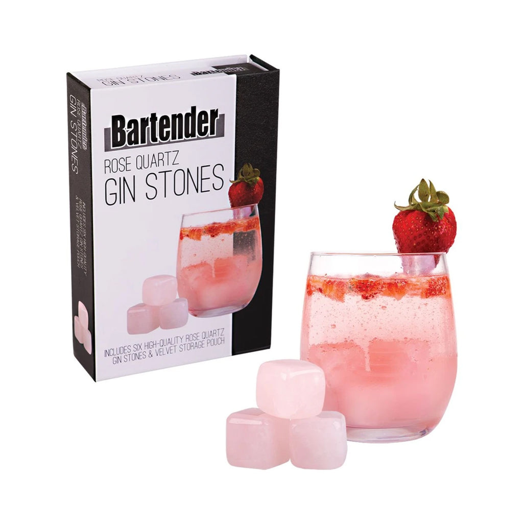 Gin Stones Set 6 - Rose Quartz
