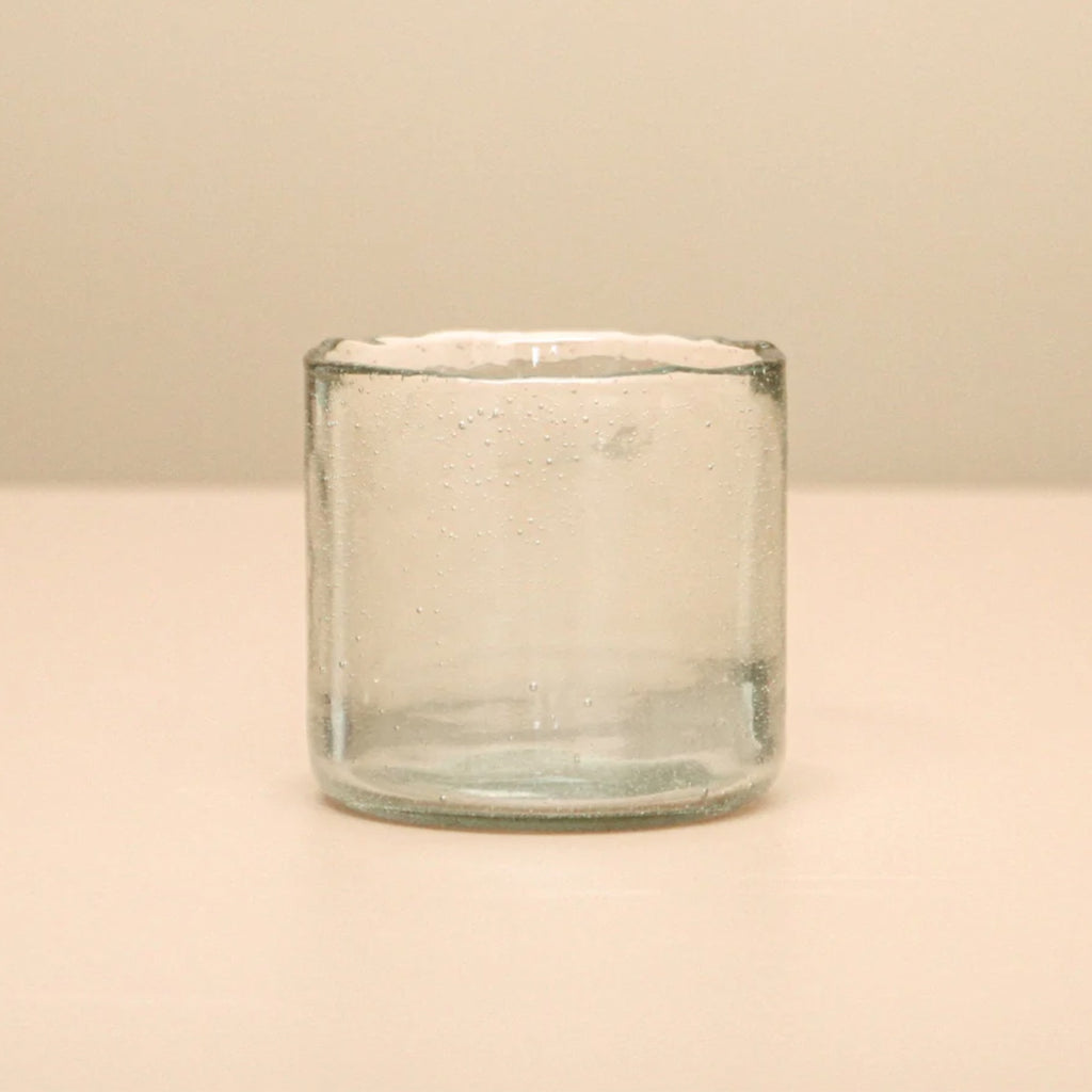 Candle Holder - Bubbled Glass Votive