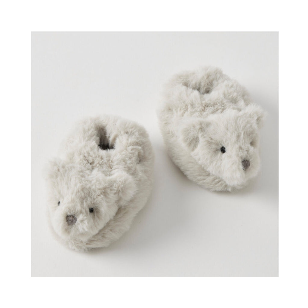 Baby Booties I Love You Very Much - Grey