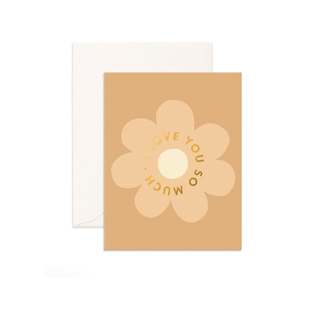 Card Love You Flower