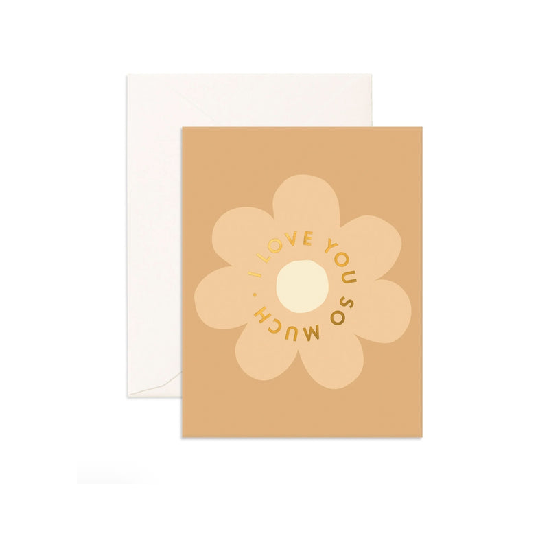 Card Love You Flower