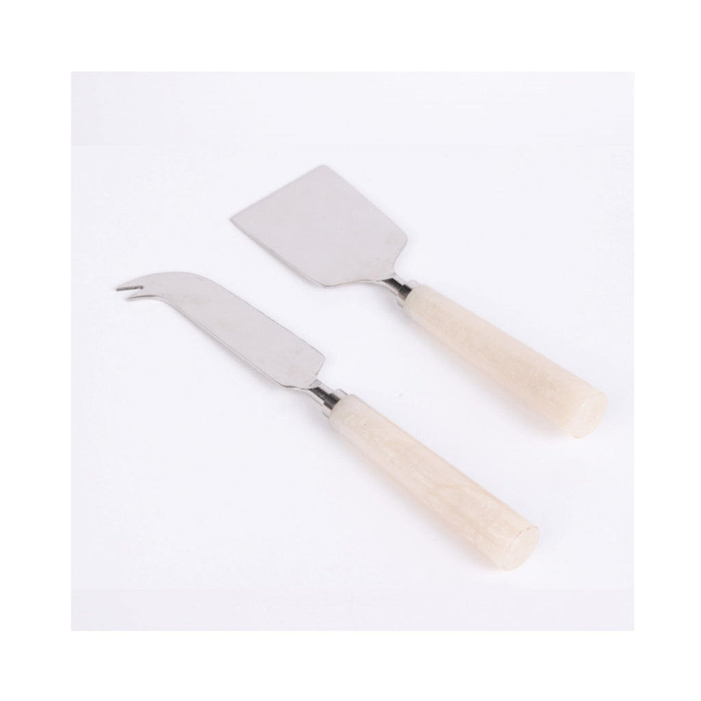 Cheese Knives Set2 Ivory