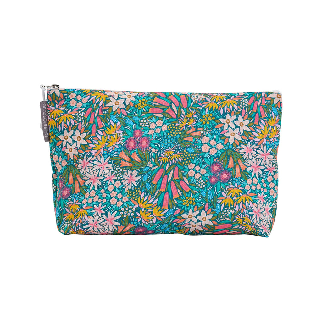 Cosmetic Bag Cotton Large - Field of Flowers