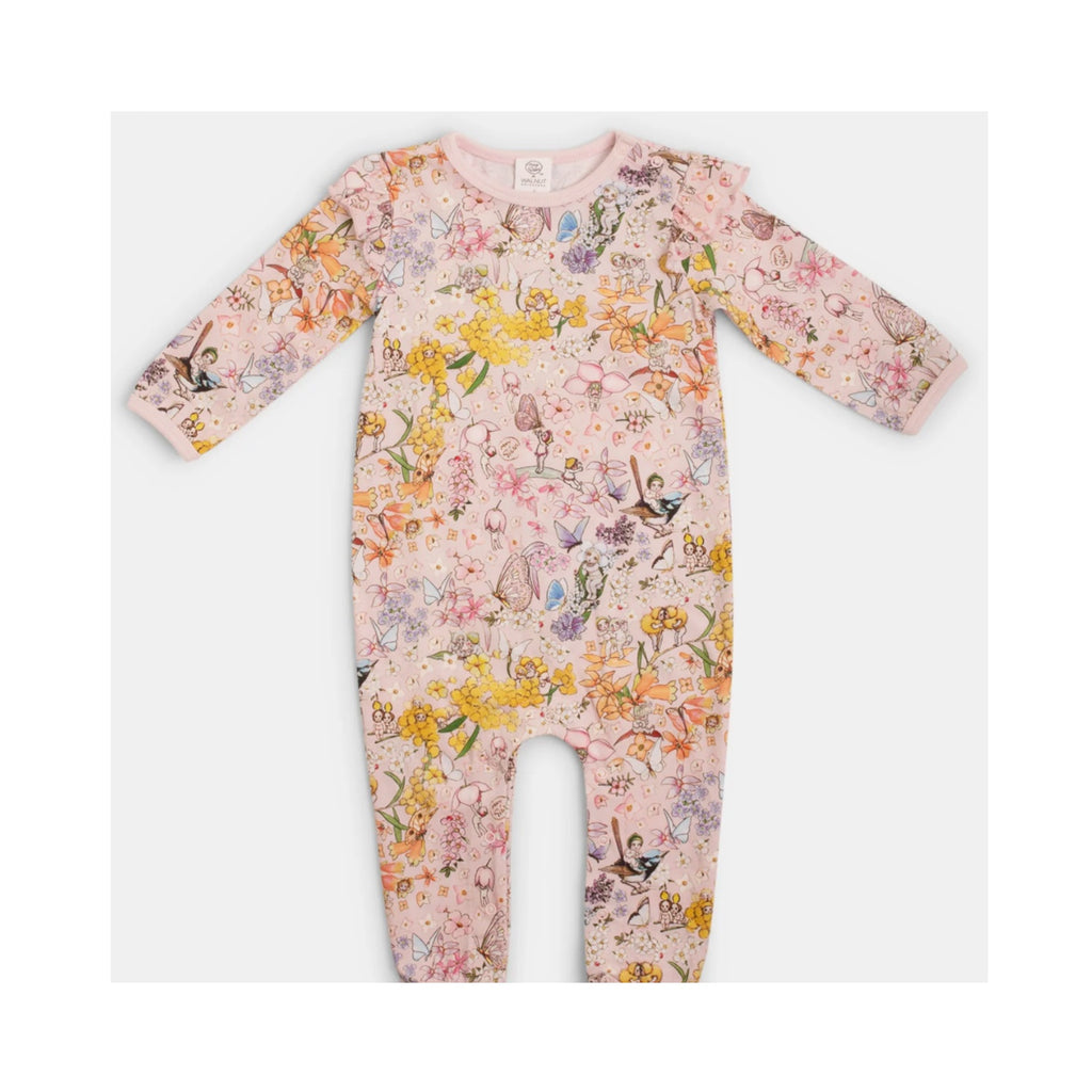 Baby Onesie Scout Frill May Gibbs rainbow Floral
