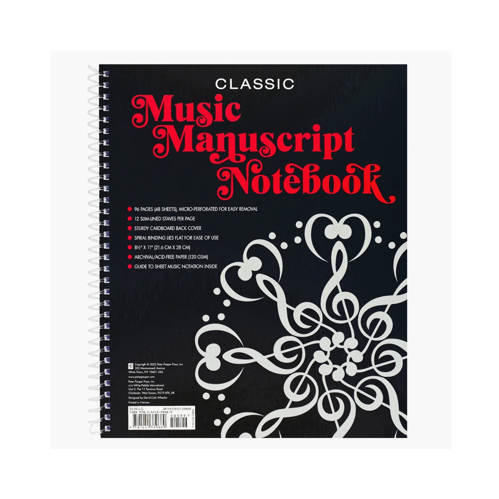 Notebook Music Manuscript
