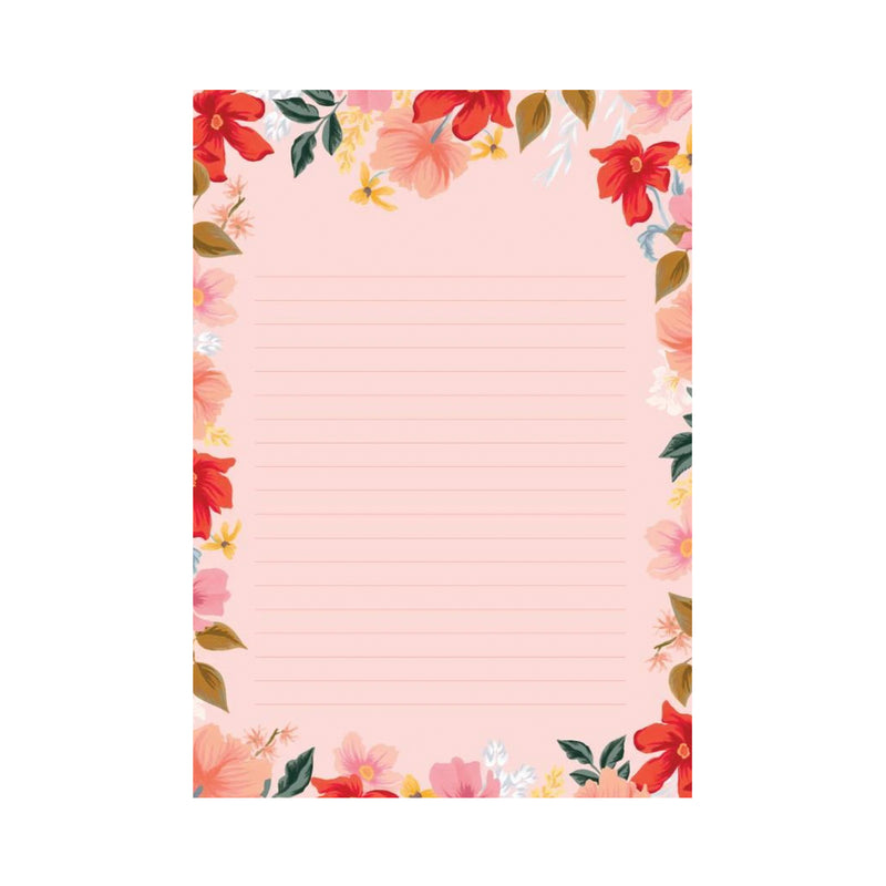 Note Pad A4 Wild Rose