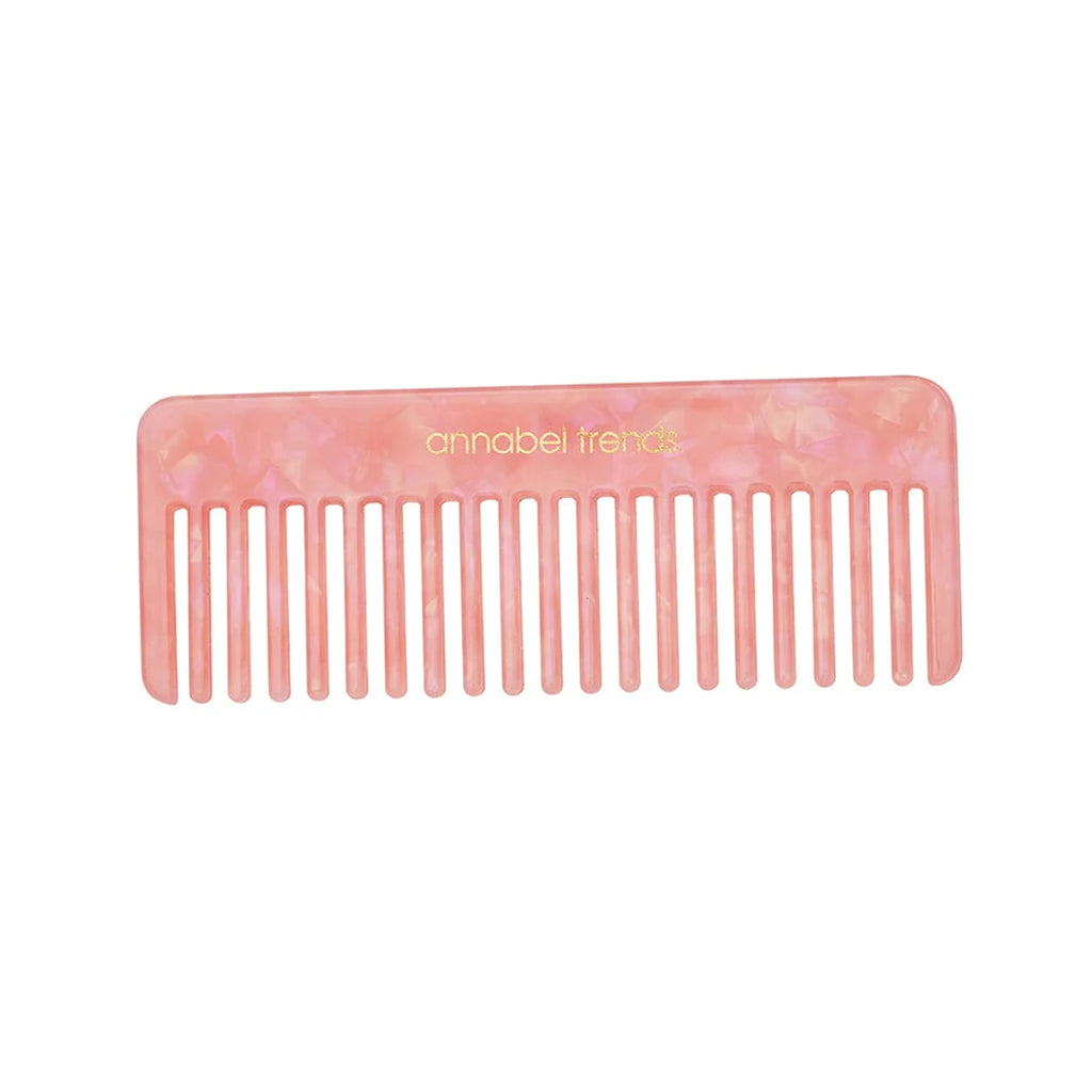 Hair Comb Rectangle - Pink