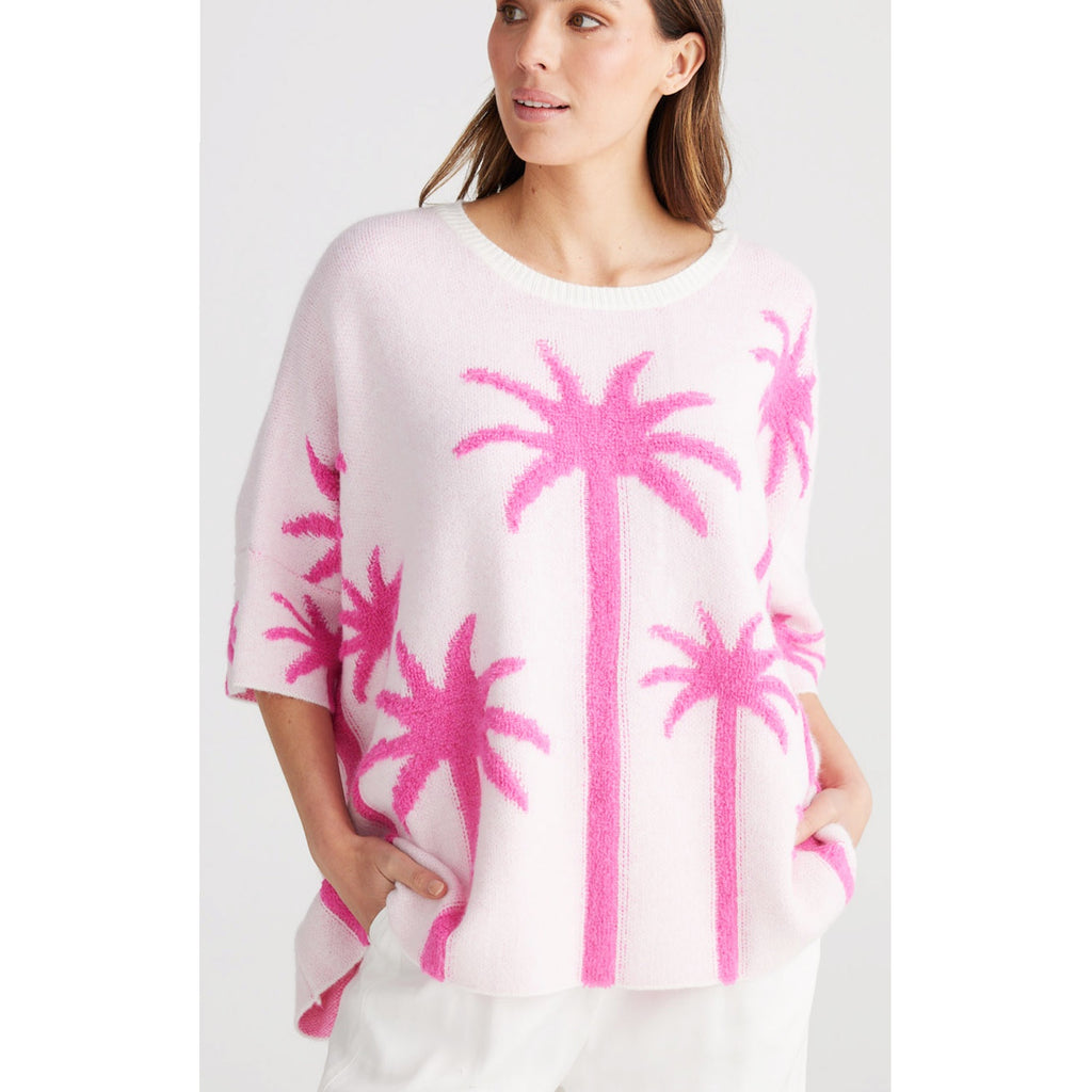 Knit Palm Cove ONE SIZE - Pink